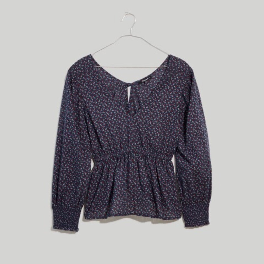 Madewell Peplum Top 2XL NWOT